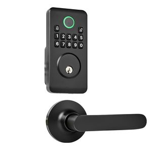 Set di Maniglie per Serratura Elettronica Senza Chiave con Design Innovativo e Facile Utilizzo, Serratura Intelligente con Tastierino e Leva - Product Image 1