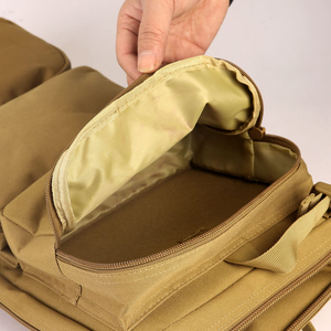 Waterproof Oxford Camouflage <b>Chest</b> Bags Men Tactical Backpack Zipper Closure Large Capacity Air Cushion Belt Polyester Lining - Product Image 2