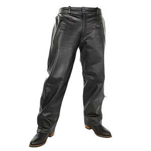High Quality <b>Men</b> <b>Leather</b> Pants Jogging <b>Trousers</b> Anti Wrinkle Customized For Sports Windproof <b>Leather</b> Pants OEM <b>Men</b> <b>Leather</b> Pants - Product Image 1