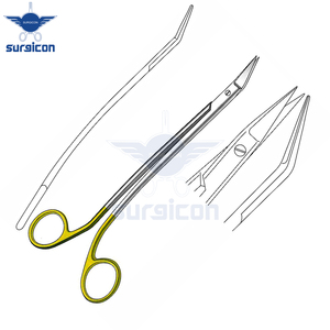 กรรไกรผ่าตัด Dean Scissors Plain ขนาด 12 ซม. 4-3/4 นิ้ว ปลายกึ่งทู่ รุ่น TC สีทอง พร้อมใบมีดตัดที่แม่นยำและใช้งานได้อย่างมืออาชีพ - Product Image 6