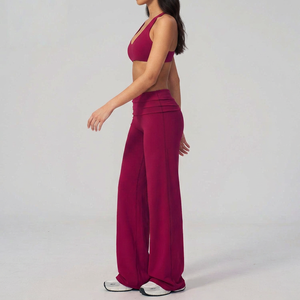 Nouvel ensemble de sport 2 pièces pour femme 2026 : soutien-gorge de sport à armatures et leggings taille haute respirants pour le fitness et le yoga - Product Image 3