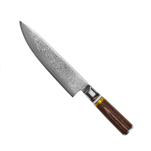 Damascus Steel <b>Knife</b> <b>Set</b> 7-Piece Wood Handle Polished Blade <b>Sharp</b> Chef <b>Knives</b> Ambidextrous Professional chef <b>knife</b> <b>set</b> - Product Image 2