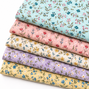 Tela de Algodón Orgánica Ecológica Estampada con Diseño Pastoral, Sarga Peinada, Anti-Pilling, Ligera, para Niños, Hecha a Mano, DIY, Venta al por Mayor - Product Image 5