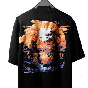 T-shirt unisexe uni 100% coton personnalisé, impression en relief, t-shirt oversize, t-shirt personnalisé en relief 3D, t-shirt personnalisé avec impression en relief 3D - Product Image 1