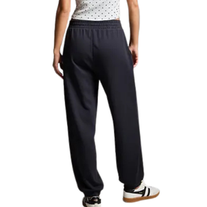 Pantalones anchos personalizados para mujer con cintura elástica y cordón, ajuste relajado, bolsillos laterales, largo completo, dobladillo abierto, venta al por mayor, OEM, ODM, moda - Product Image 2