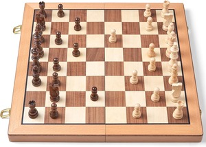 Juego de ajedrez de madera de alta calidad hecho a mano para jugar, unisex - Product Image 4