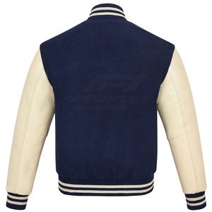Veste Lettermen pour homme au design unique, de haute qualité, respirante et légère, col montant décontracté, hiver, service OEM pour la vente en ligne - Product Image 3