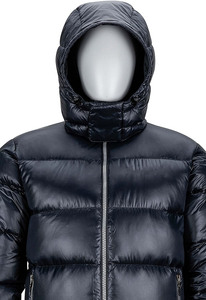 Puffer Jacket Stand Collar Winter Men's Zipper Closure Front Logo <b>Down</b> Jacket Functional Fabric - Product Image 6