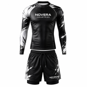 Créez votre propre ensemble rashguard et short de BJJ personnalisé – Tenue de compression sur mesure pour hommes pour le Jiu Jitsu, le MMA et la boxe - Product Image 5
