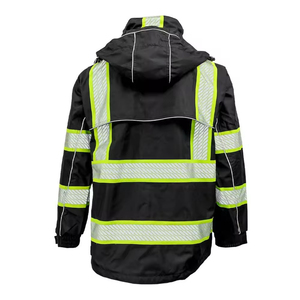OEM Professional <b>Work</b> Clothing Custom Label Durable Safety Apparel Polyester Hi Visibility <b>Waterproof</b> Heavy Duty Jacket Trouser - Product Image 2