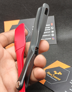 ใบมีดสำรองสแตนเลสแบบพับได้ SQ-0071 ของ SAAQAANS ENTERPRISES ตัวอย่างฟรี มีดโกนระดับมืออาชีพ คุณภาพสูง ปลอดภัย - Product Image 3