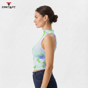Débardeur de sport décontracté pour femmes, léger, respirant, avec logo personnalisé, nouvelle mode, fabriqué au Pakistan - Product Image 3