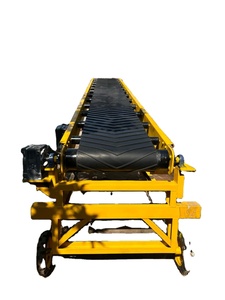 Centre de logistique utilisant le camion profilé de convoyeur télescopique efficace de système de convoyeurs de chargement de conteneur d'acier inoxydable - Product Image 4