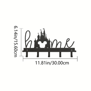 CIFbuy Modern <b>Wall</b> <b>Key</b> Organizer <b>Hooks</b> Easy Installation Space Saving Entryway Storage Mail & <b>Key</b> Holder - Product Image 4