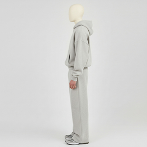 ชุดวอร์มผู้หญิงแบบหนาพิเศษ เป็นมิตรกับสิ่งแวดล้อม ผ้าฟลีซ 3 มิติ สำหรับฤดูหนาว สไตล์สตรีทแวร์ ฮิปฮอป กางเกงขายาว เสื้อฮู้ดดี้ ชุดเซ็ตเต็มตัว - Product Image 4