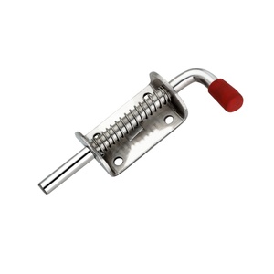 Mécanisme de verrouillage moderne à ressort en acier inoxydable pour porte en bois armoire hangar porte sécurité Durable Pad boulon matériel - Product Image 1