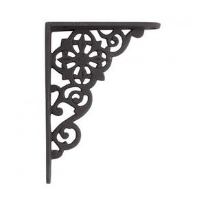 Support mural robuste en fer forgé de luxe pour suspendre des plantes, des lanternes, des carillons éoliens, des décorations de jardin - Product Image 6