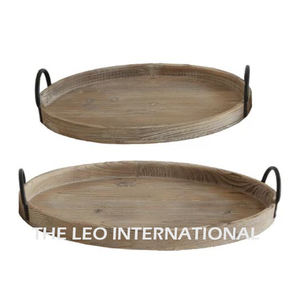 Plateaux de service rectangulaires élégants en gros pour la décoration intérieure, avec texture marbre - Product Image 2