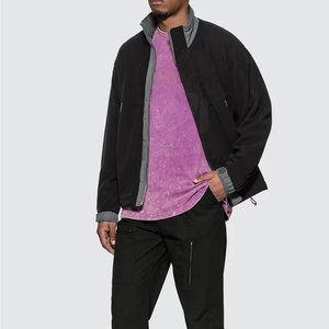 T-shirts pour hommes en coton léger 100 %, effet délavé, respirants, style streetwear, coupe ample, imprimés, très demandés. - Product Image 4