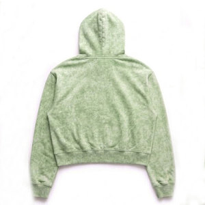 Sweat à capuche oversize coupe boxy pour homme, personnalisable avec logo, en coton épais délavé vintage, de haute qualité - Product Image 2
