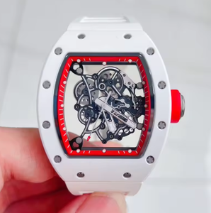 Montre mécanique squelette tourbillon pour homme, automatique, de haute qualité, avec bracelet en caoutchouc, verre saphir 44 mm, style sport et mode, modèle 2026 A Factory - Product Image 3