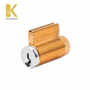 Serrure cylindrique en laiton sur mesure, 5 goupilles avec gorge KW, finition chrome poli, sécurité pour porte - Product Image 3