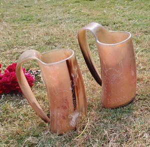 Chope à boire authentique d'inspiration médiévale, capacité variable - Product Image 3