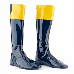 Botas de Montar Altas de Cuero Sintético, Color Negro Sólido, Cierre de Cremallera, Forro Extra Suave - Product Image 6
