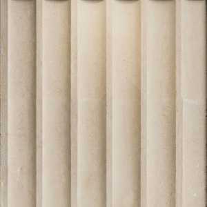 Travertine Concave Flexible Tiles <b>Wall</b> Panel Slate Curve Tile MCM Matte Ceramic <b>Wall</b> Tiles Minimalist Solid Texture Interior Use - Product Image 1