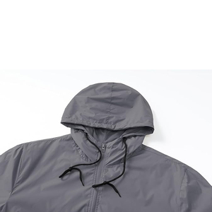 Veste coupe-vent personnalisée, style urbain, légère, vêtements de sport haut de gamme pour l'extérieur, fournisseur OEM - Product Image 4