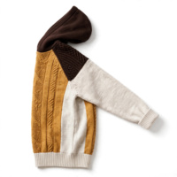 Pull en molleton à capuche pour homme Amkoor, manches raglan, motif gaufré, décontracté, pour l'hiver, coupe classique, en coton, avec poche, anti-boulochage