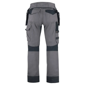 Pantalon de travail robuste avec poche porte-outil, pantalon cargo pour le bâtiment, pantalon de travail utilitaire avec genouillères, en polycoton renforcé - Product Image 3