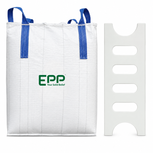 Sacs industriels FIBC Sacs à déflecteur pour matières dangereuses Récipient en vrac UN Sac fourre-tout Mineralwolle Super Sacks 1 tonne 2 tonnes Big Bag - Product Image 1