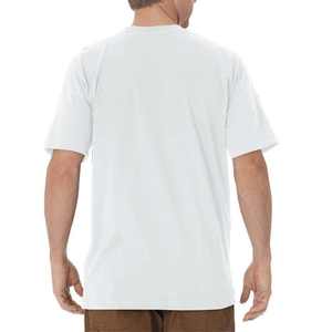 Camiseta de Hombre Blanca, Corte Regular, 100% Algodón, Tejido Antiarrugas, Manga Corta, Cuello Redondo, Casual, Básica, Personalizable con Etiqueta Privada - Product Image 2
