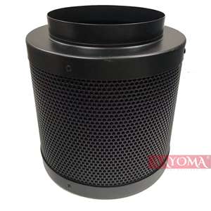 Kit de filtration d'air au charbon avec ventilateur de conduit en ligne, filtre à charbon pour la ventilation des tentes de culture de plantes, et filtre à charbon actif pour hotte aspirante - Product Image 2