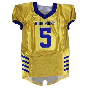 Vente en gros de maillots et pantalons de football américain personnalisés à manches courtes Tailles personnalisées brodées en polyester spandex grande taille - Product Image 2