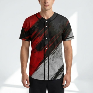 เสื้อเบสบอลแบบซับลิเมชั่นเต็มตัว ออกแบบเองได้ เสื้อเบสบอลผู้ชาย ผู้ใหญ่ เด็ก ระบายอากาศ แห้งเร็ว ชุดทีม ขายส่ง - Product Image 2