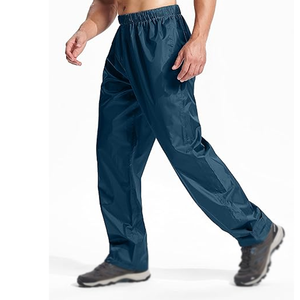 Pantalones de lona casuales personalizados para hombre, estilo vintage, holgados, de pierna ancha, ligeros, cortavientos, impermeables y transpirables. - Product Image 4