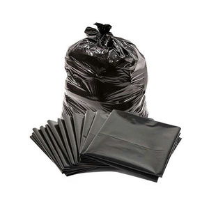 Black LDPE Moisture Proof Heat Seal Zipper Top Disposable Food Grade Household Trash Bags for <b>Kitchen</b> Waste - Product Image 4