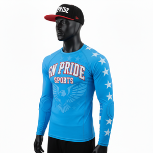 เสื้อรัดกล้ามเนื้อผู้ชายแบบกำหนดเองได้ ราคาขายส่งถูก ระบายอากาศได้ดี เป็นมิตรต่อสิ่งแวดล้อม บริการ OEM ODM สำหรับ MMA BJJ - Product Image 5