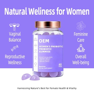 Nhà máy trực tiếp Womens Probiotics Gummies tiêu hóa cân bằng âm đạo sức khỏe miễn dịch hỗ trợ mềm nhai OEM ODM nhãn hiệu riêng - Product Image 5