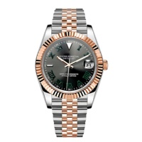 Montre Dayjusts Two Tone Rose Silver Jubilee Custom Diver en acier inoxydable 20 mm 36 mm 39 mm 41 mm avec mouvement SEIKO NH35 MOD Dial