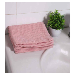 Soft <b>Pink</b> Cotton Bath <b>Towel</b> Set 3 Piece Solid Color Absorbent <b>Towels</b> for Home Hotel Spa - Product Image 5