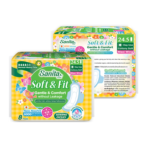 OEM/DOM Sanita Super Absorbente Maxi Wing 24,5 cm Servilleta sanitaria de algodón desechable 8 piezas Muestras gratis - Product Image 3