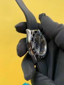 BOJ Plain R.O.L.E.X.71 Trendy Stainless Steel Mechanical Japanese Automatic Analog <b>Watch</b> For Men Swiss Made Rubber Belt <b>Watch</b> - Product Image 5