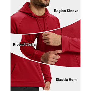 Nouvelle arrivée, sweat à capuche en polaire pour homme de qualité supérieure à bas prix avec poche, décontracté, pour une utilisation en extérieur, respirant, sweat à capuche basique en coton mélangé - Product Image 6
