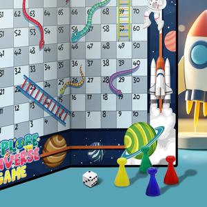 Juego de mesa de plástico para el hogar y el viaje para varios jugadores Aventura temática espacial - Product Image 6