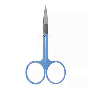 Stainless Steel Cuticle <b>Nail</b> Scissors With Leather Case - Product Image 2