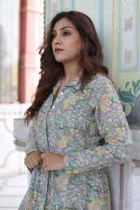 ชุดเดรสโบโฮทำมือสำหรับผู้หญิงผ้าฝ้ายออร์แกนิกอินเทรนด์พิมพ์ลายดอกไม้สไตล์หวานลำลองสำหรับฤดูร้อนของขวัญวาเลนไทน์ที่สมบูรณ์แบบ - Product Image 3