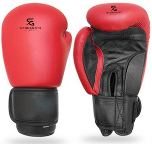 Gants de boxe d'entraînement en cuir véritable avec logo personnalisé et sangle de poignet réglable pour MMA, Muay Thai, Sparring 2026 - Product Image 3